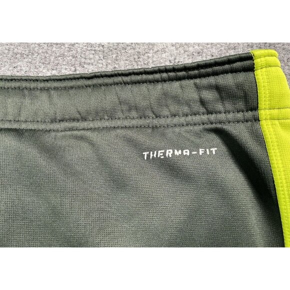 Nike Athletic Pants Mens Medium Green/Yellow Y2K Dri Fit Basketball Ankle Zip M. - Picture 6 of 7